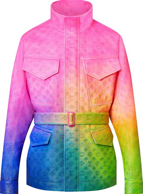 louis vuitton rainbow jacket|jacket louis vuitton original.